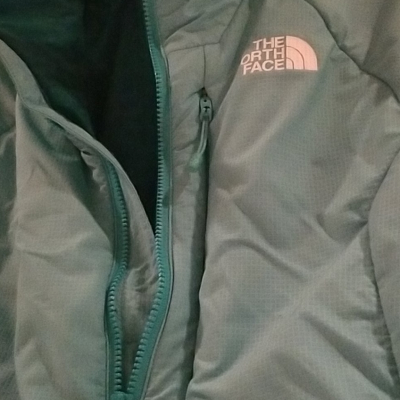 North Face jacket XS turquoise EUC - Picture 7 of 9